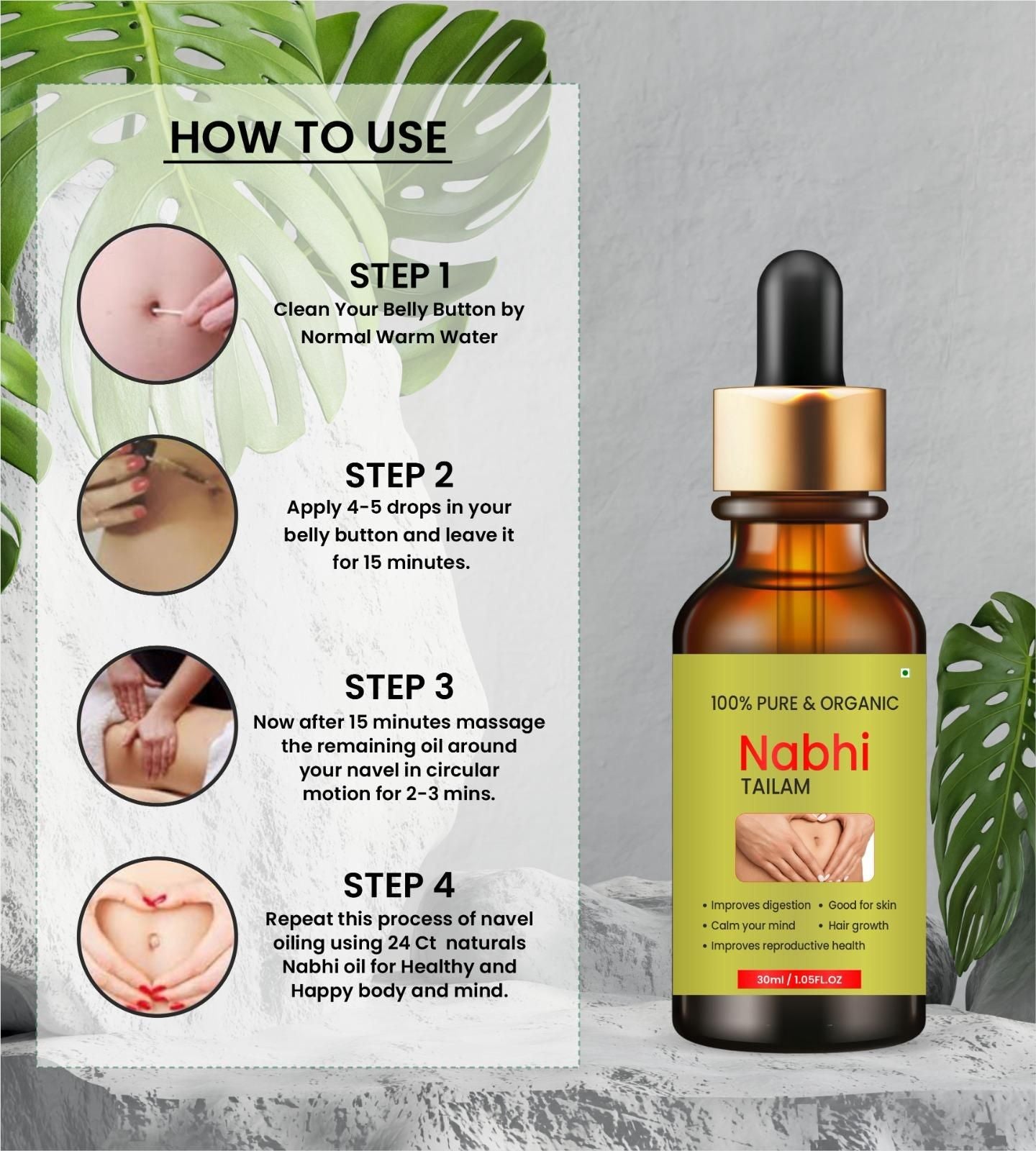 Nabhi Oil For Belly (Pack of 2)