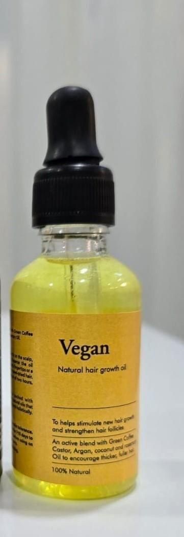 Veganic Natural Hair Growth Oil 120 ml (Pack of 2)