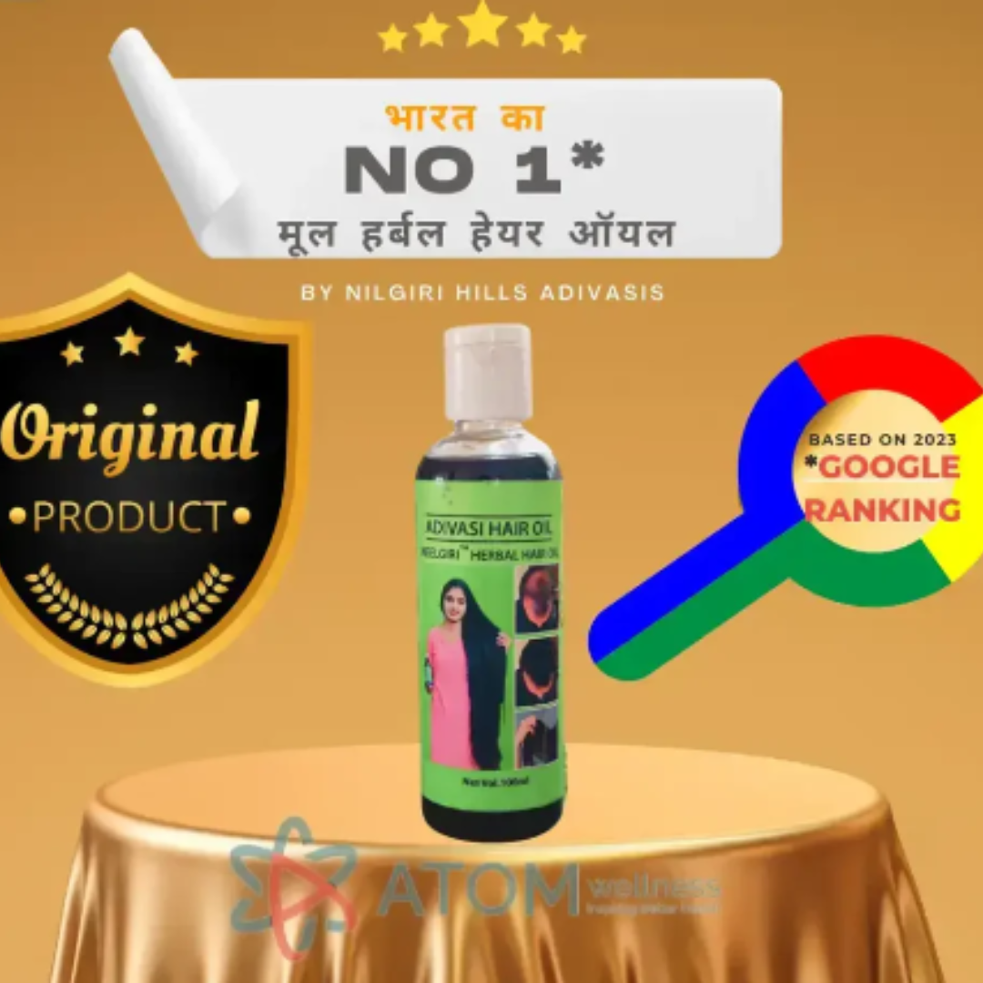 Original Adivasi Neelgiri Herbal Hair Oil 125ML (Pack of 2)