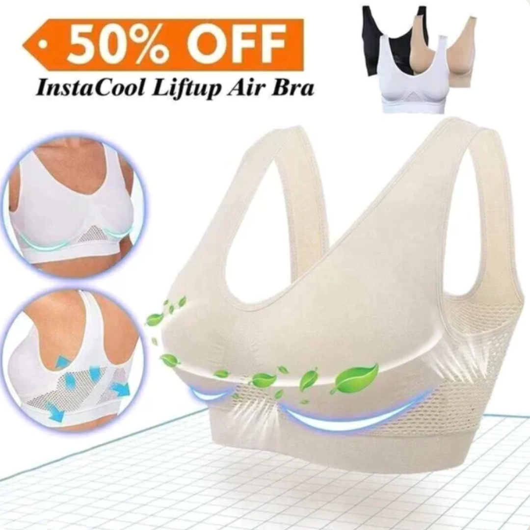 Women's Cotton Solid Non Padded Air Bra (Pack of 3)