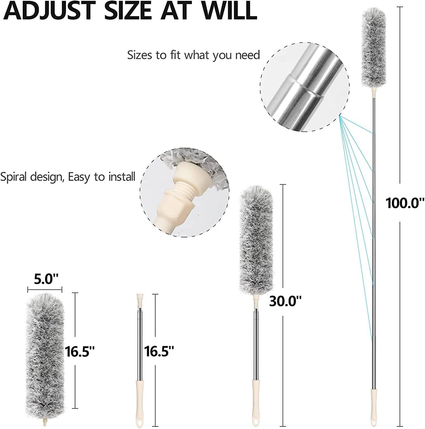 EXTENDABLE FAN CLEANING DUSTER