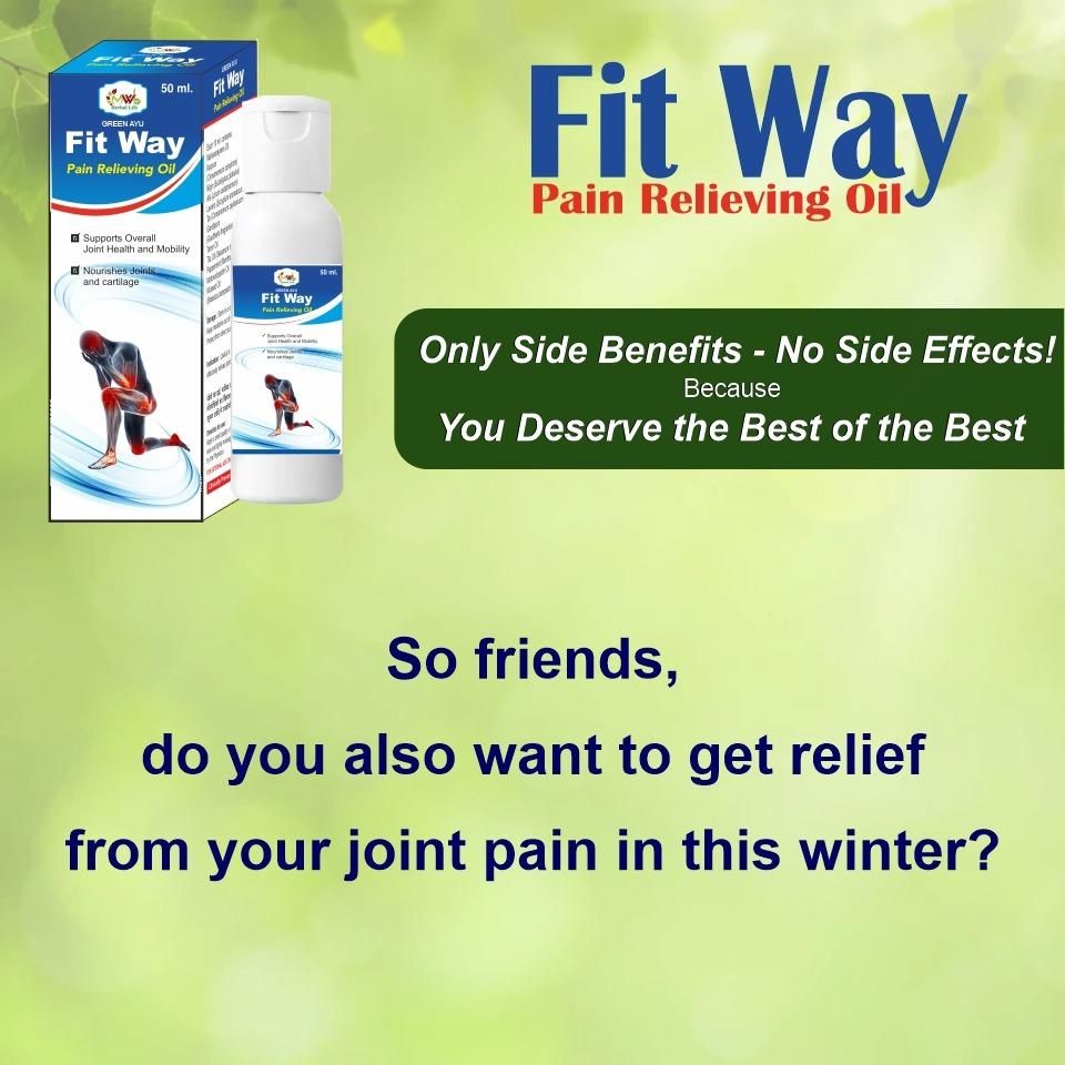 Fitway Pain Relieving Oil (50ml)