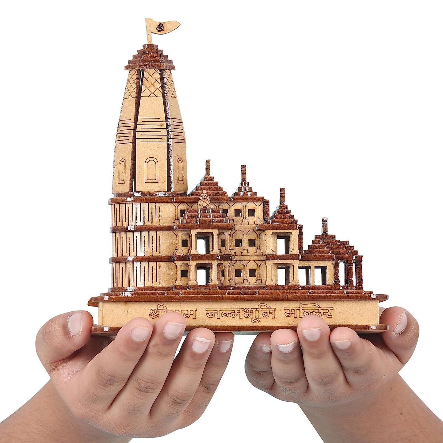 Shri Ram Janma Bhoomi Mandir 3D Wooden Temple For Home/Office/Shop