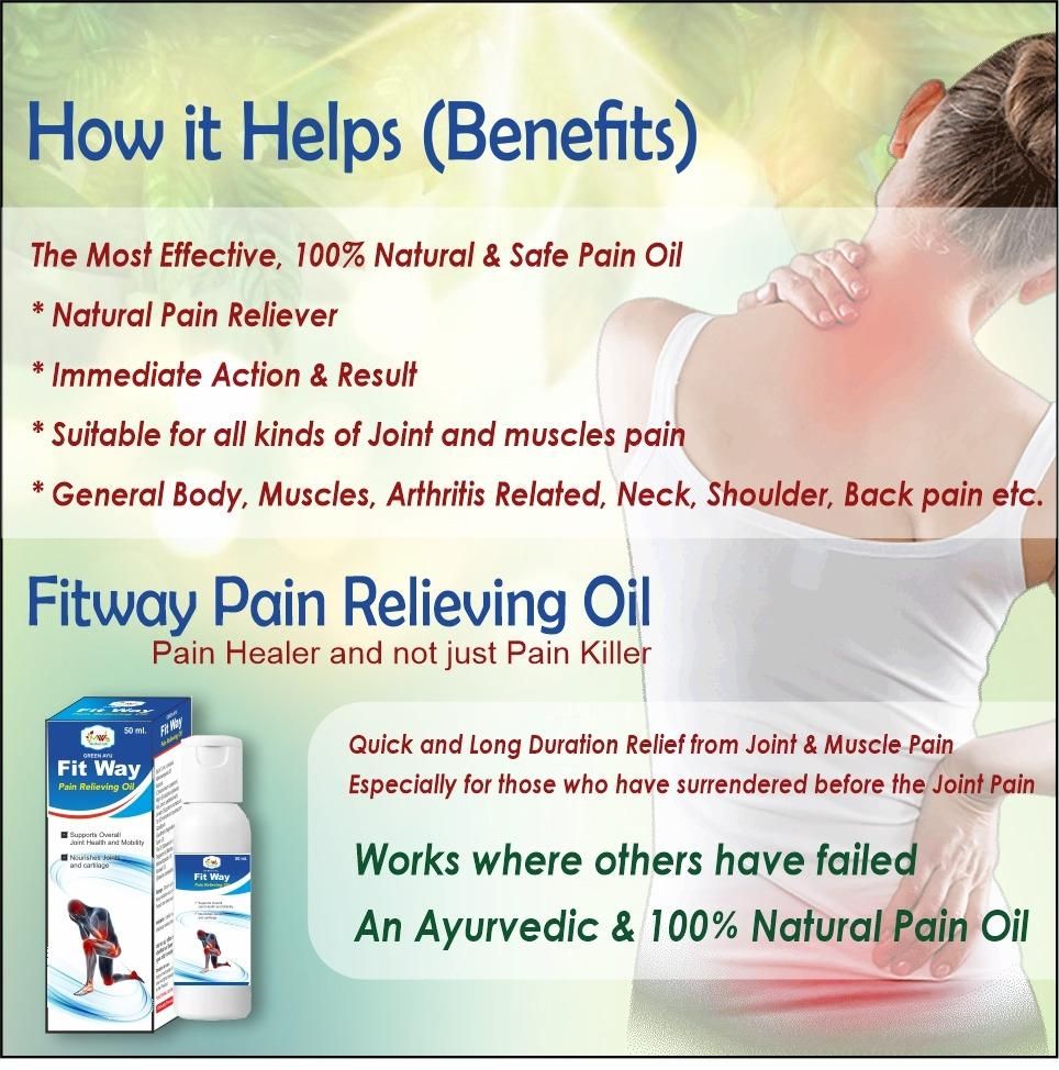 Fitway Pain Relieving Oil (50ml)