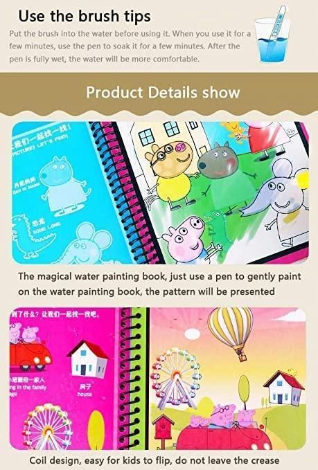 Reusable Magic Water Painting Book (BUY 1 GET 4)