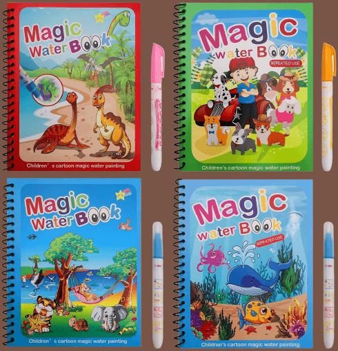 Reusable Magic Water Painting Book (BUY 1 GET 4)